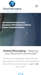 Mobile Screenshot of globalmessaging.co.za