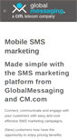 Mobile Screenshot of globalmessaging.co.uk